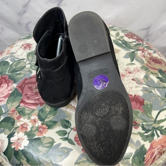 CARLOS by Carlos Santana | Black “Boston” Booties | 8 1/2 - Picture 5 of 10